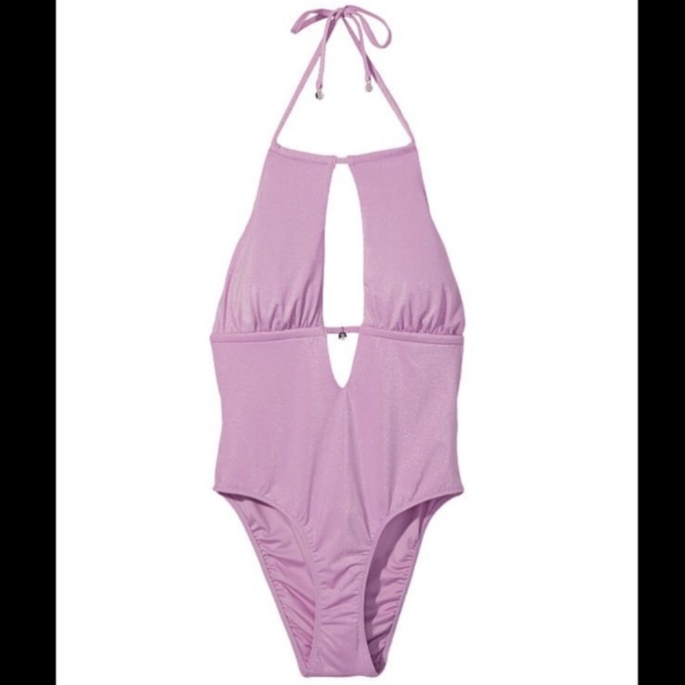 Victoria’s Secret Purple Lilac Ice Queen Shimmer One Piece Swimsuit